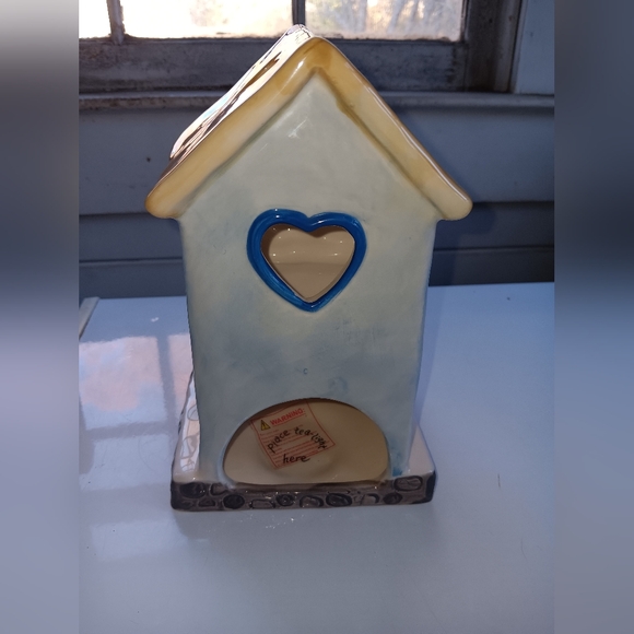 Heather Goldminc Blue Sky Clayworks Salty Bubbles Pet Spaw Tealight Holder - Picture 3 of 7